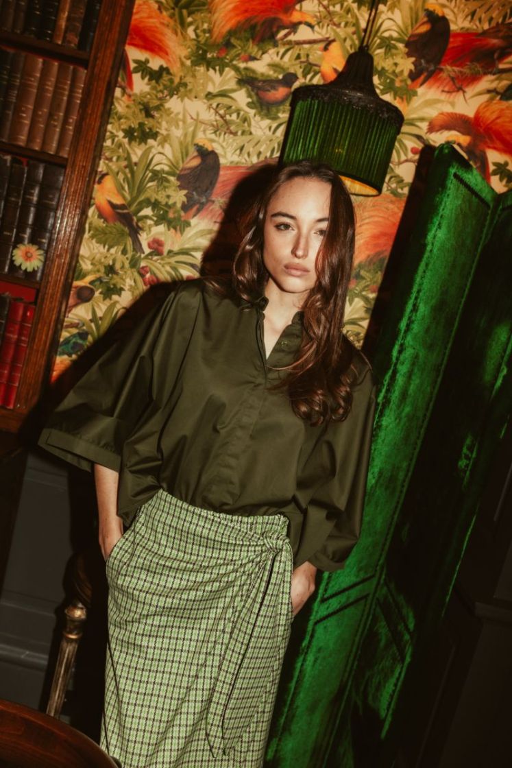 BLOUSE JUNE  Dark Green 