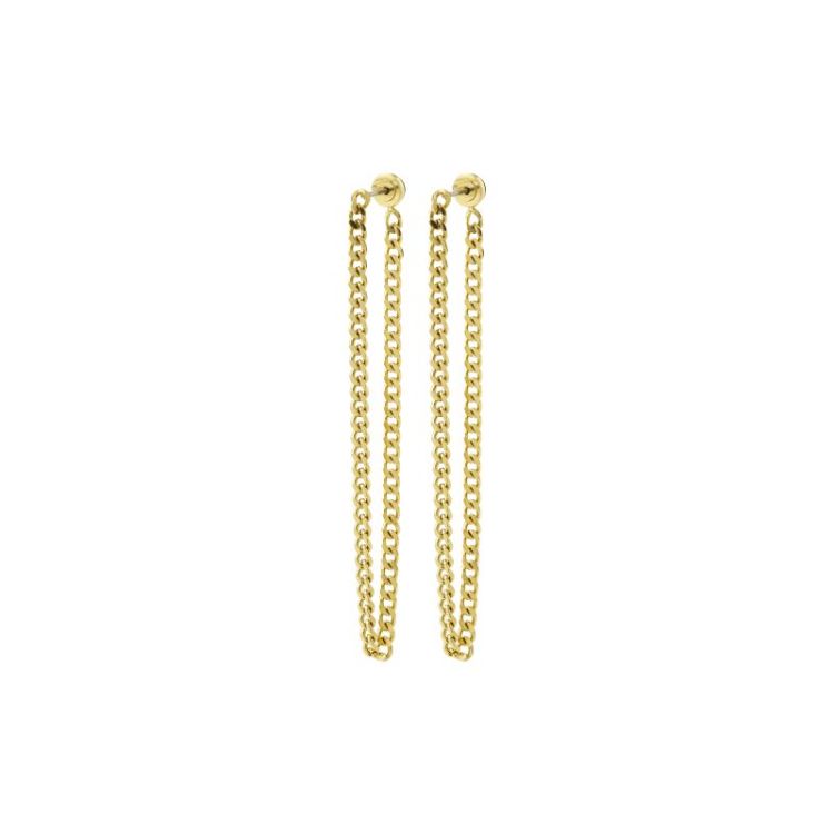 INNER Chain Earrings Gold GOLD