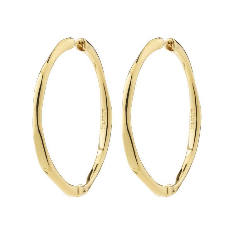 PRESENCE Hoop Earrings Gold GOLD