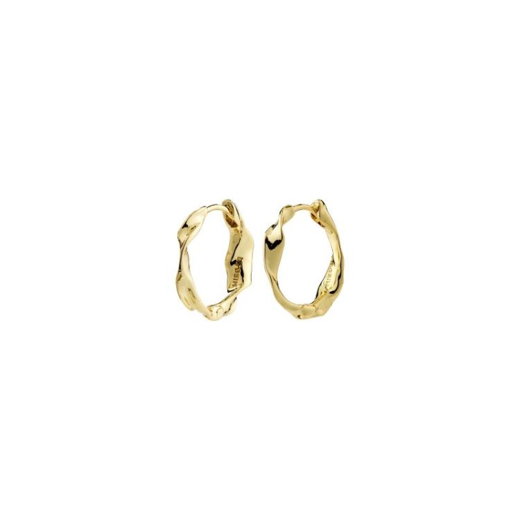 HERE Hoop Earrings Gold  GOLD