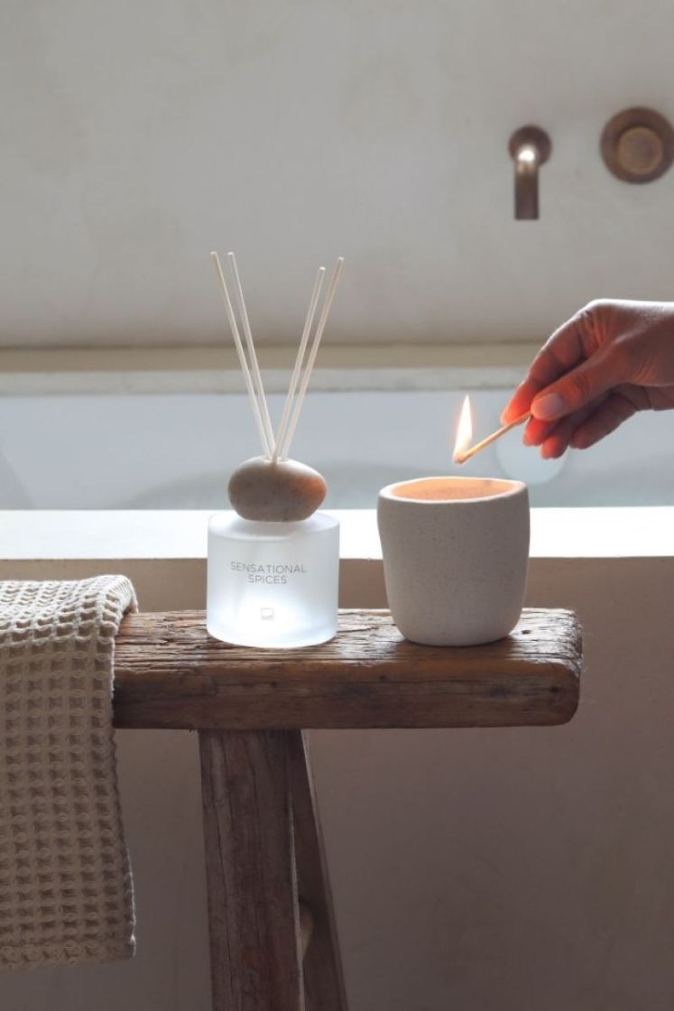 CANDLE CELINA WARME KNUFFEL  Naturel 