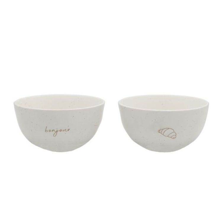 BOWLS CROISSANT - BONJOUR (2)  Naturel 