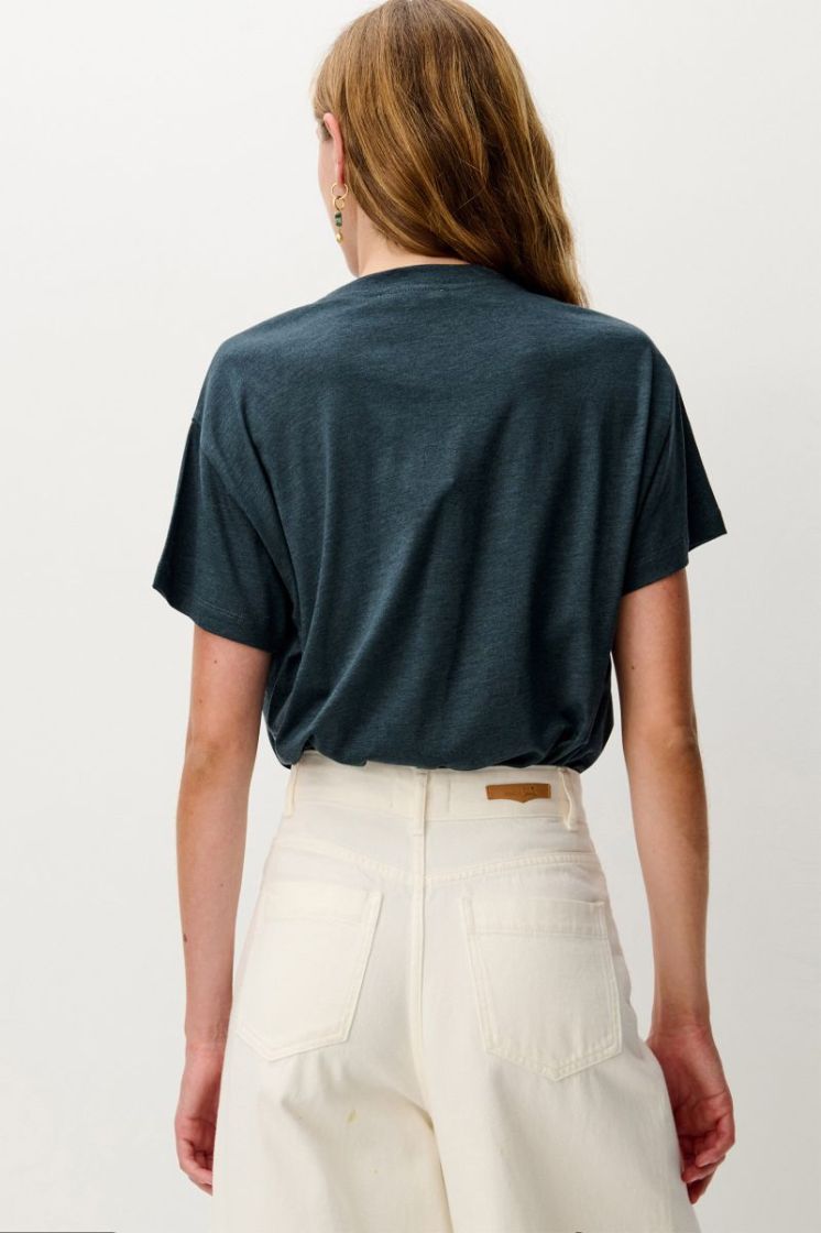TOO SHORT SLEEVE WIDE T-SHIRT Paonea