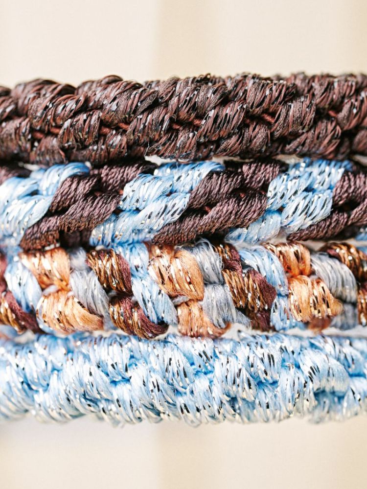 KNEKKI BUNDLE BLUE-BROWN  meerkleurig