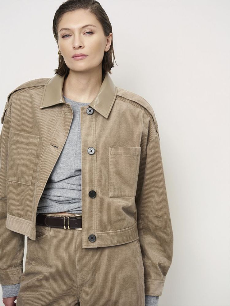 SCOUT CORDUROY JACKET Greige